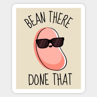 Bean There Done That Funny Bean Sticker